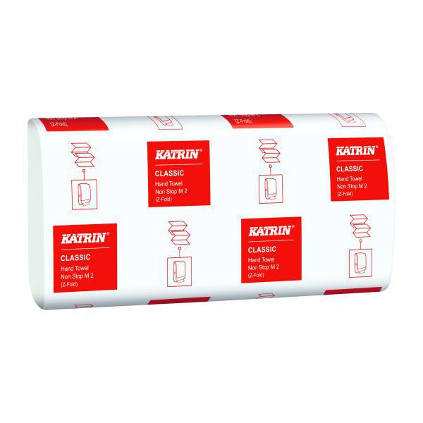 White 2ply Katrin Classic Non Stop M2 Handypack 20.3cm x 25.5cm